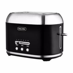 Kalorik 2-Slice Retro Wide Slot Toaster - Black thumbnail 2