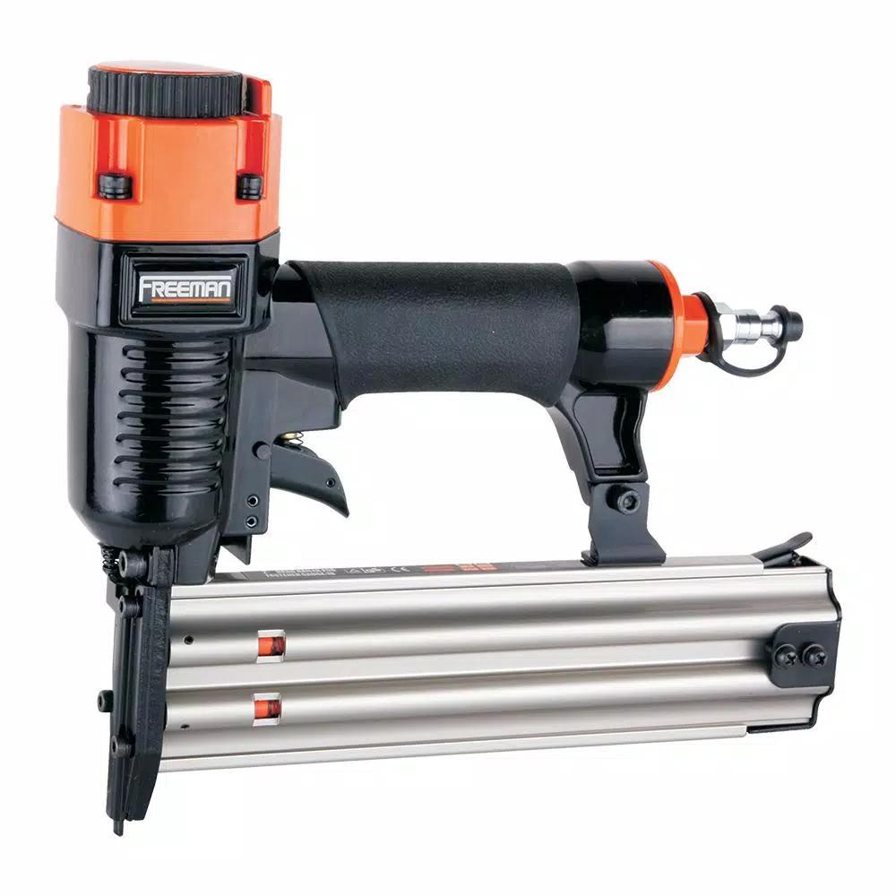 Freeman 4-Piece Pneumatic Framing and Finish Nailer Combo Kit with Canvas Bag and Fasteners