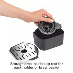 Hamilton Beach FlexBrew Black Single Serve Coffee Maker - Brews K-Cup Pods & Ground Coffee thumbnail 10