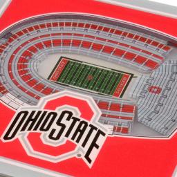 YouTheFan NCAA Ohio State Buckeyes StadiumViews 3D Acrylic Coasters, 2-Pack thumbnail 3