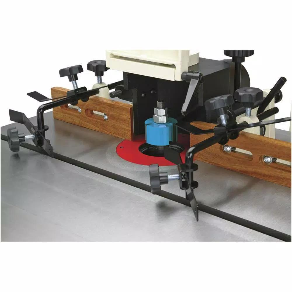 Shop Fox 2-1/2 HP Heavy-Duty Shaper with Cast Iron Table and Mobile Base