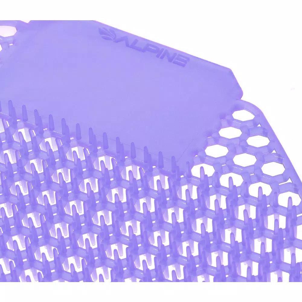 Alpine Industries Kiwi Grapefruit Dual-Sided Anti-Splash Urinal Screens (10-Pack)