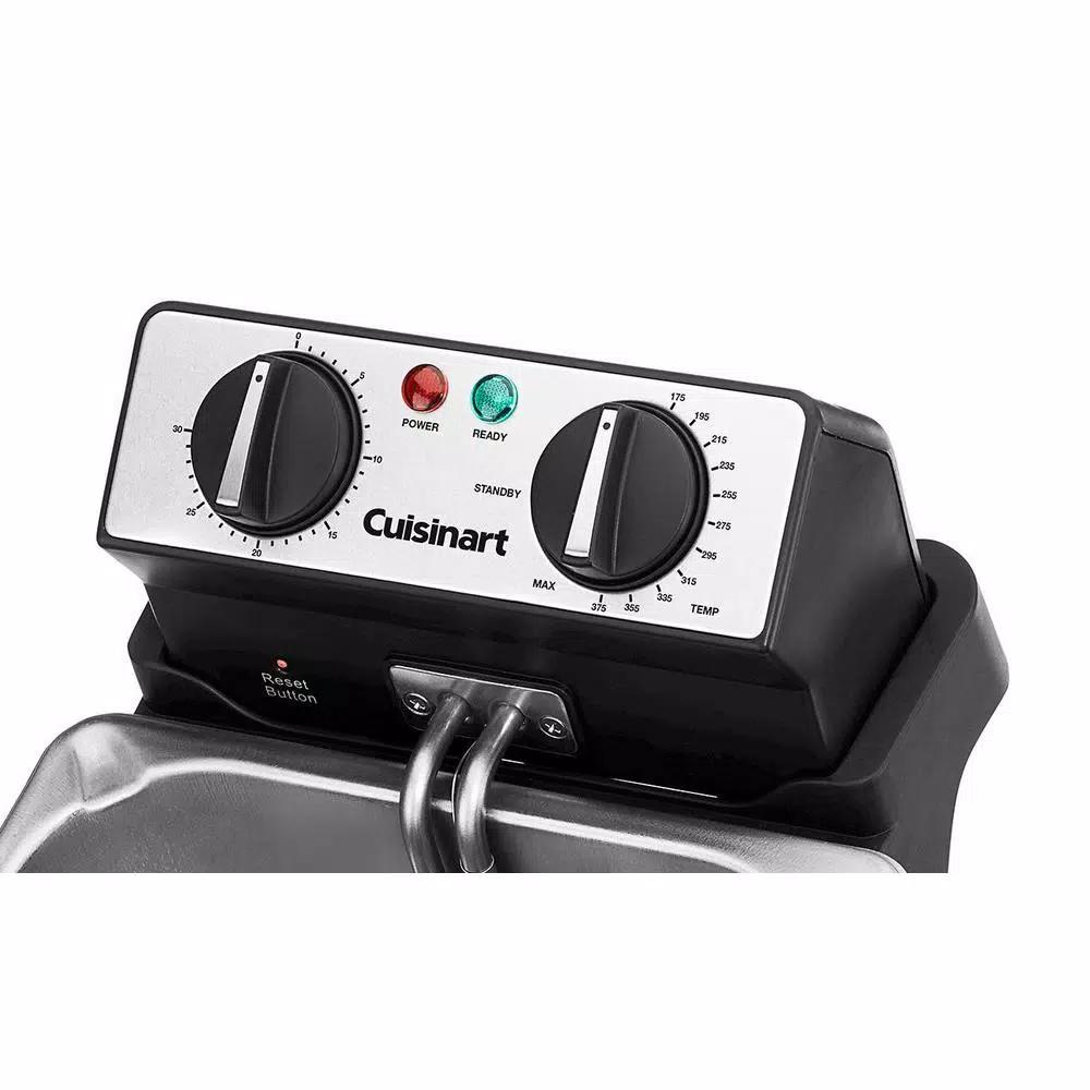 Cuisinart 4 Qt. Stainless Steel Deep Fryer with 1500-Watt Heating Element