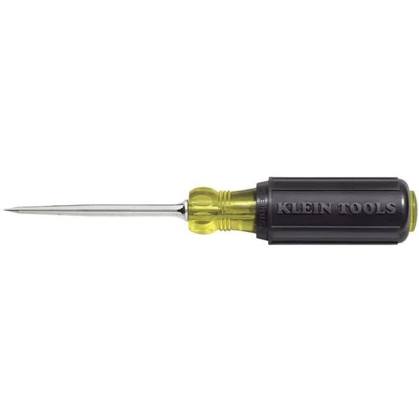 Klein Tools 3-1/2 in. Cushion-Grip Scratch Awl, Heavy-Duty Forged Steel