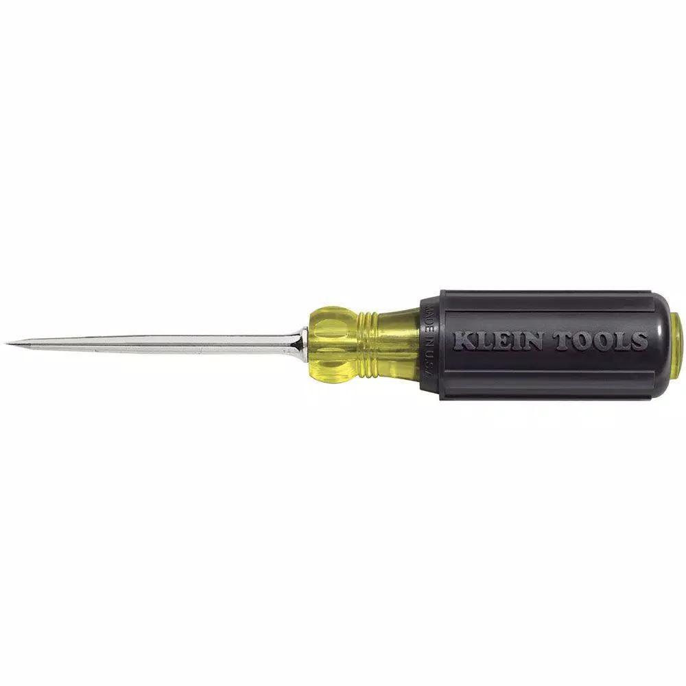 Klein Tools 3-1/2 in. Cushion-Grip Scratch Awl, Heavy-Duty Forged Steel