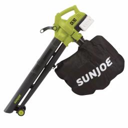 Sun Joe 48V Cordless 3-in-1 Blower, Vacuum, and Mulcher Kit with (2) 4 Ah Batteries and Charger thumbnail 2