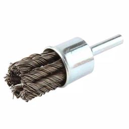 Lincoln Electric 3/4 in. Knotted End Wire Brush with 1/4 in. Shank thumbnail 1