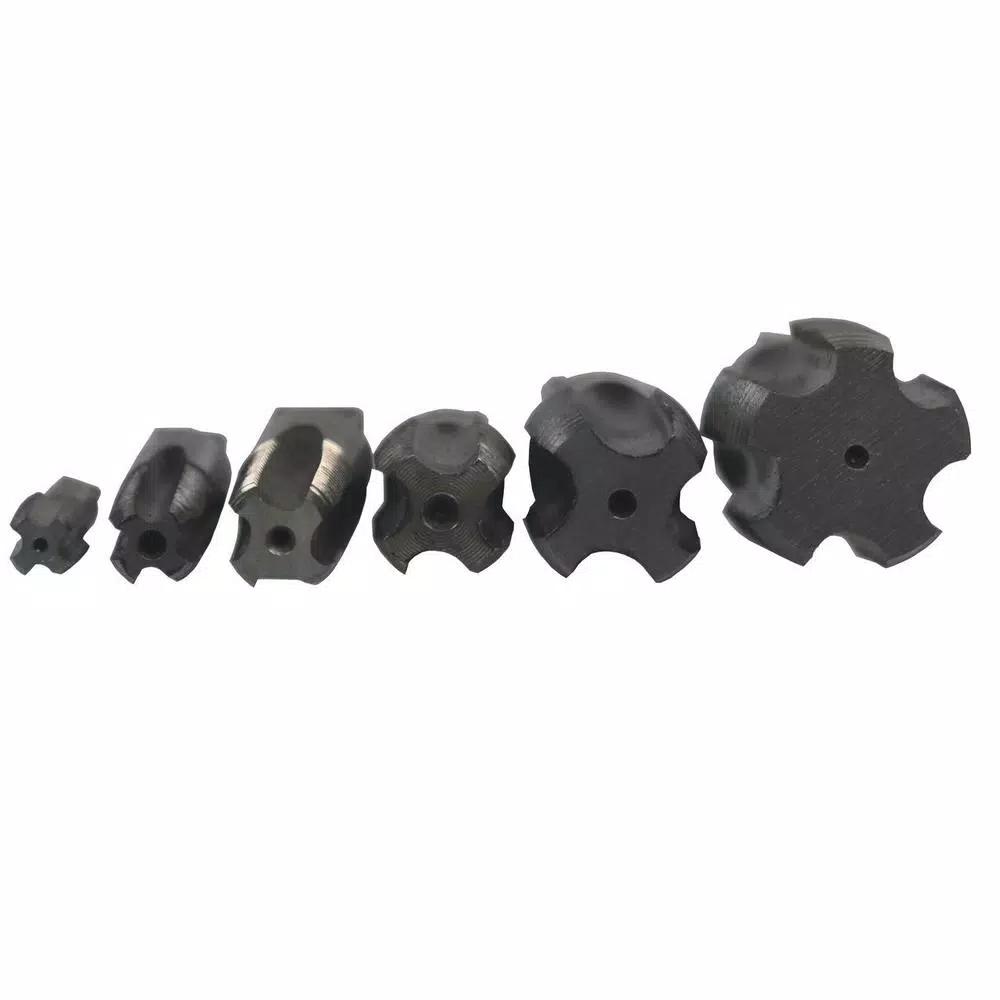 Drill America 6-Piece Carbon Steel NPT Pipe Tap Set (1/8 in. to 1 in.)