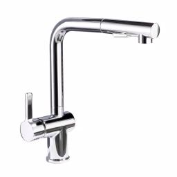 Vanity Art Single-Handle Pull Out Kitchen Faucet, Polished Chrome, Classic Style thumbnail 1