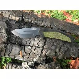 Camillus HT-5 3.25 in. Carbonitride Titanium Drop Point Fixed Blade Knife with Sheath thumbnail 2