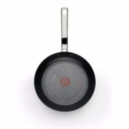 T-fal Prograde 10-Piece Aluminum Nonstick Cookware Set with Hard Titanium Reinforcement, Gray thumbnail 3