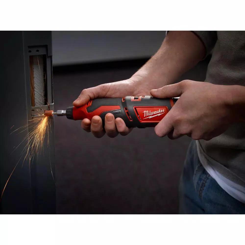 Milwaukee M12 Cordless Rivet Tool Kit with (2) 1.5 Ah Batteries, Charger, and M12 Rotary Tool