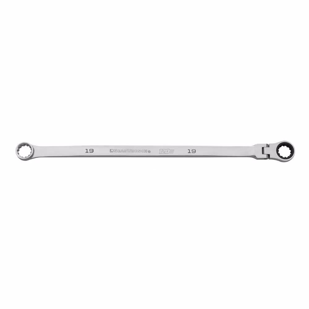 GearWrench 19mm 120XP Universal Spline XL GearBox Flex Head Ratcheting Wrench