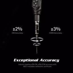 Capri Tools Digital Torque Screwdriver, Dual Direction, 1.77-35.39 in/lbs, NIST-Traceable thumbnail 3