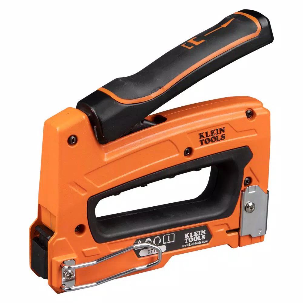 Klein Tools Cable Stapler for Voice, Data, Video, and NM (Romex) Cable