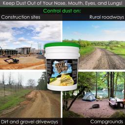 Eco Clean Dust Down Pro Calcium Chloride Dust Control Pellets, 40 lb. Pail thumbnail 2