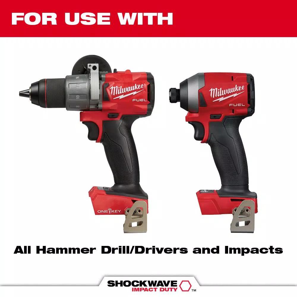 Milwaukee SHOCKWAVE 3/16 in. Carbide Hammer Drill Bits, 5-Pack