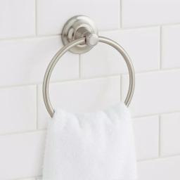 Glacier Bay Cooperton Brushed Nickel Towel Ring - Modern Zinc Hand Towel Holder thumbnail 3