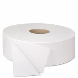 Boardwalk JRT Jumbo 2-Ply White Bath Tissue, 2,000 ft. per Roll (6 Rolls per Carton) thumbnail 3