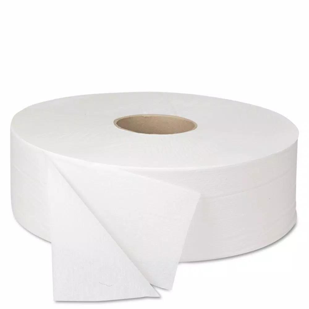Boardwalk JRT Jumbo 2-Ply White Bath Tissue, 2,000 ft. per Roll (6 Rolls per Carton)