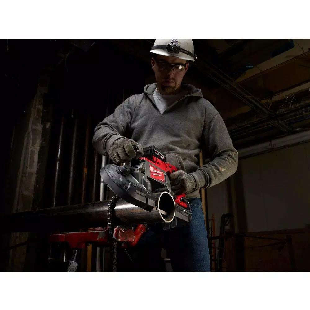 Milwaukee M18 FUEL 18V Brushless Cordless Jig Saw and Deep Cut Band Saw Combo Kit with (2) 6.0 Ah Batteries