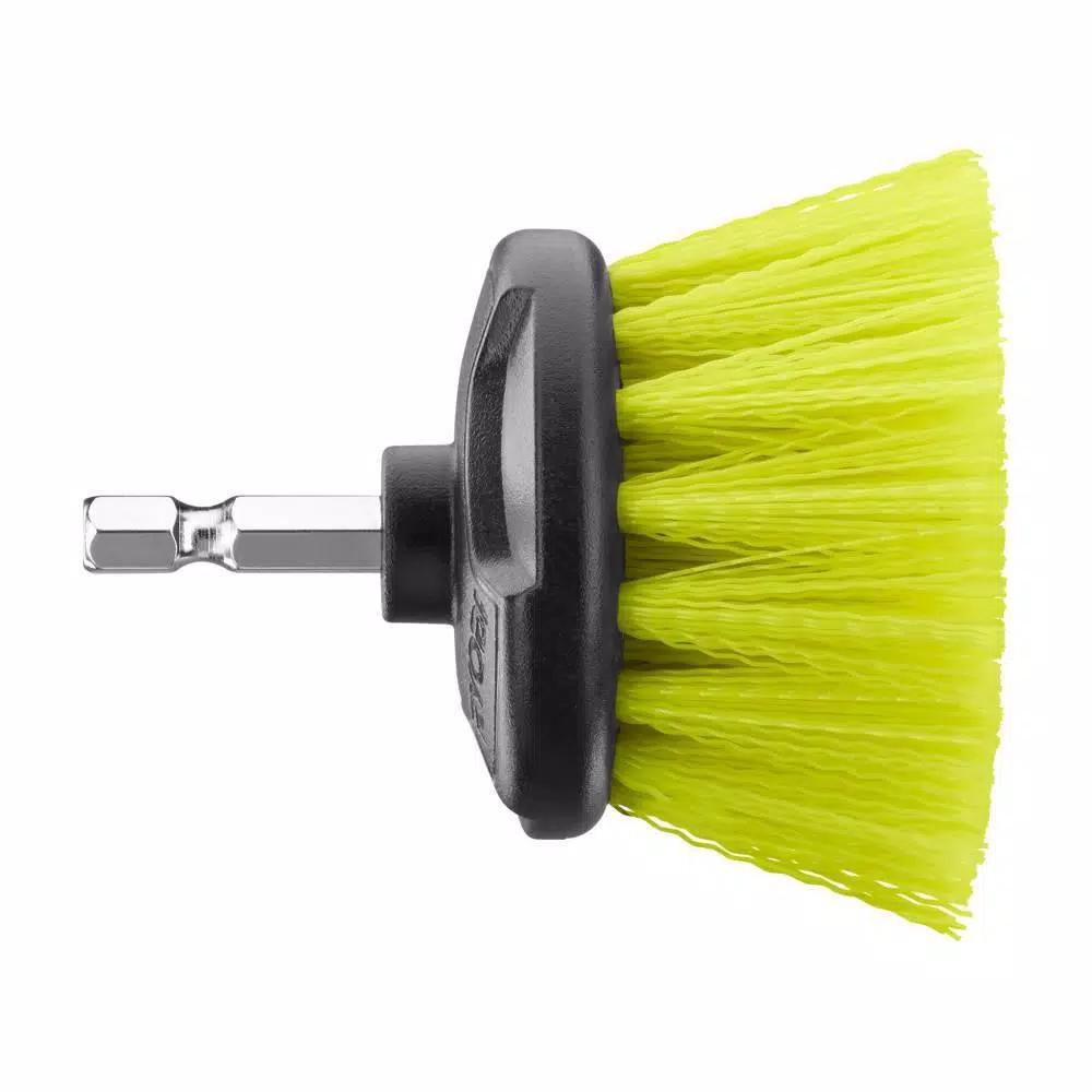 RYOBI 4V Cordless Compact Scrubber with Hex Shank Compatibility