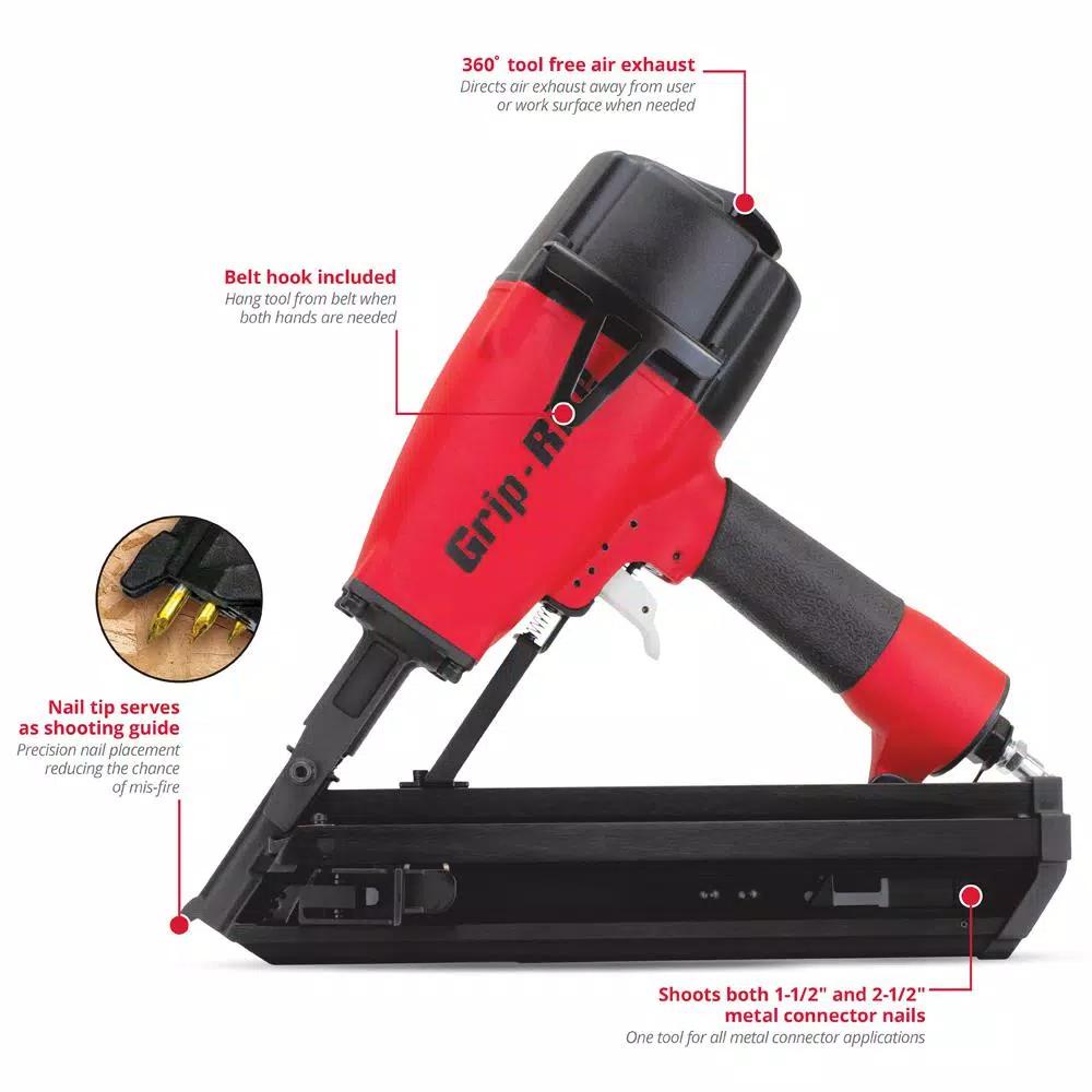 Grip-Rite GRSB250 2-1/2 in. Single Blow Joist Nailer for Metal Connectors