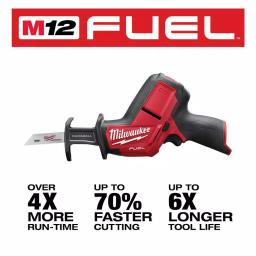 Milwaukee M12 FUEL 12V Cordless Oscillating Multi-Tool and HACKZALL Combo Kit with (2) 3.0 Ah Batteries thumbnail 4