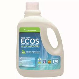 ECOS 2X Ultra Concentrated Liquid Laundry Detergent, Lemongrass Scent, 170 oz. thumbnail 1