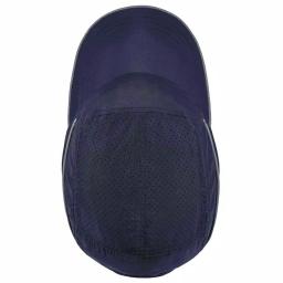 Skullerz 8955 Long Brim Navy Lightweight Vented Bump Cap Hat thumbnail 2