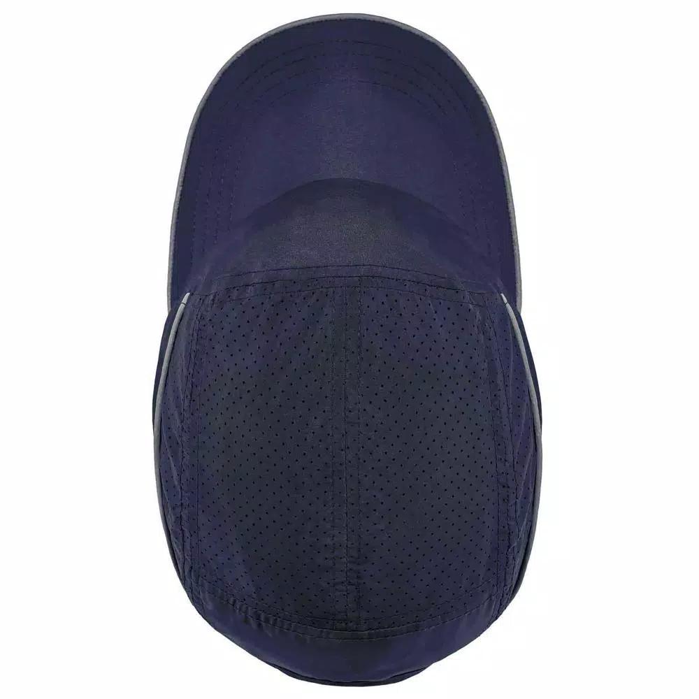 Skullerz 8955 Long Brim Navy Lightweight Vented Bump Cap Hat
