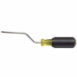 Klein Tools 3/16 in. Cabinet-Tip Rapi-Driv Flat Head Screwdriver, 4 in. Shank thumbnail 1