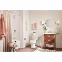 MOEN Genta 3-Piece Chrome Bath Hardware Set: 24 in. Towel Bar, Hand Towel Bar, and Toilet Paper Holder thumbnail 2