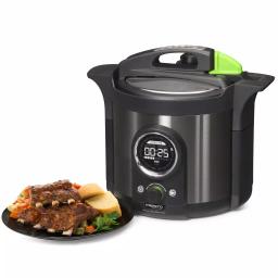 Presto Precise Plus 6 Qt. Black Stainless Steel Electric Pressure Cooker with 19 Programmed Settings thumbnail 2