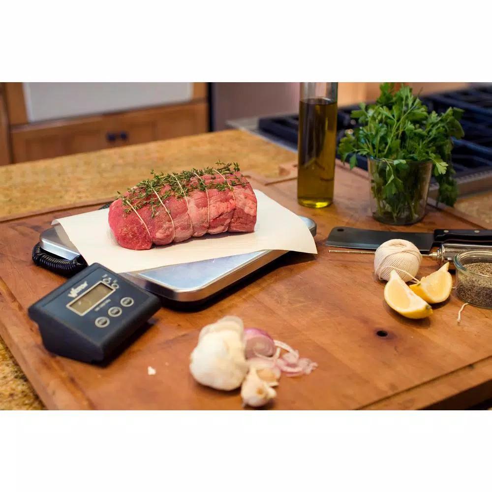 Weston Digital Scale with 330 lb. Capacity and Stainless Steel Platform