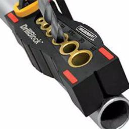 Milescraft Precise Drilling Bundle: DrillBlock Guide, Brad Point Bit Set, and Drill Stop Set thumbnail 2