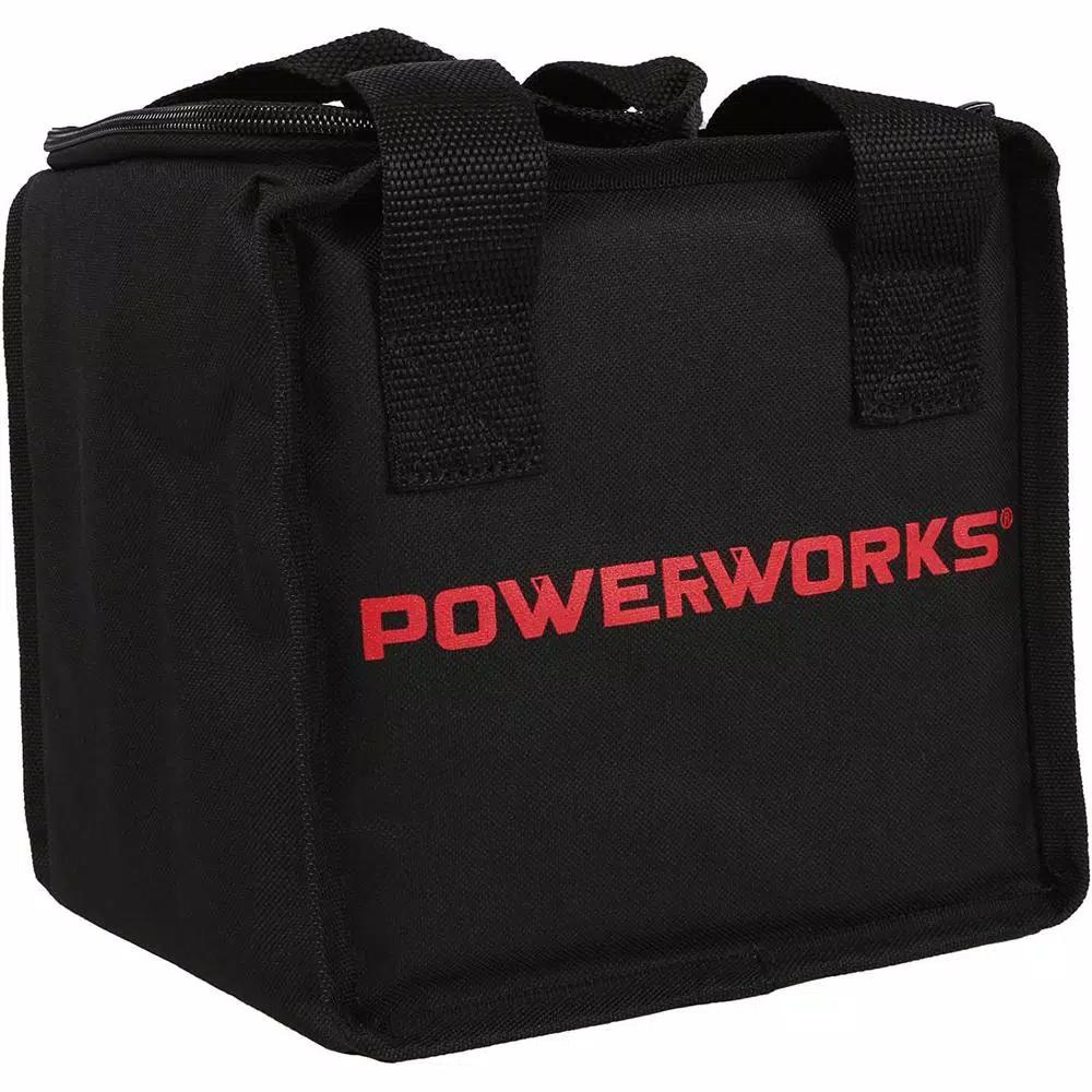 Powerworks 20V Cordless Brushless 3/8 in. Drill/Driver Kit with Two 1.5 Ah Batteries, Charger, and Bag
