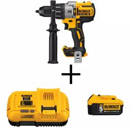 DEWALT 20V MAX XR Brushless 1/2 in. Hammer Drill Kit with (1) 5.0 Ah Battery & Charger thumbnail 1