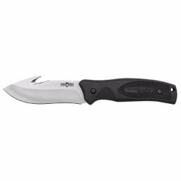 WESTERN BlackRiver 9.25 in. Titanium Bonded Gut Hook Fixed Blade Knife with G10 Handle and Sheath thumbnail 1