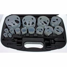 Ideal 19-Piece Bi-Metal Hole Saw Kit with Arbors and Extension - M42 Cobalt Steel thumbnail 3