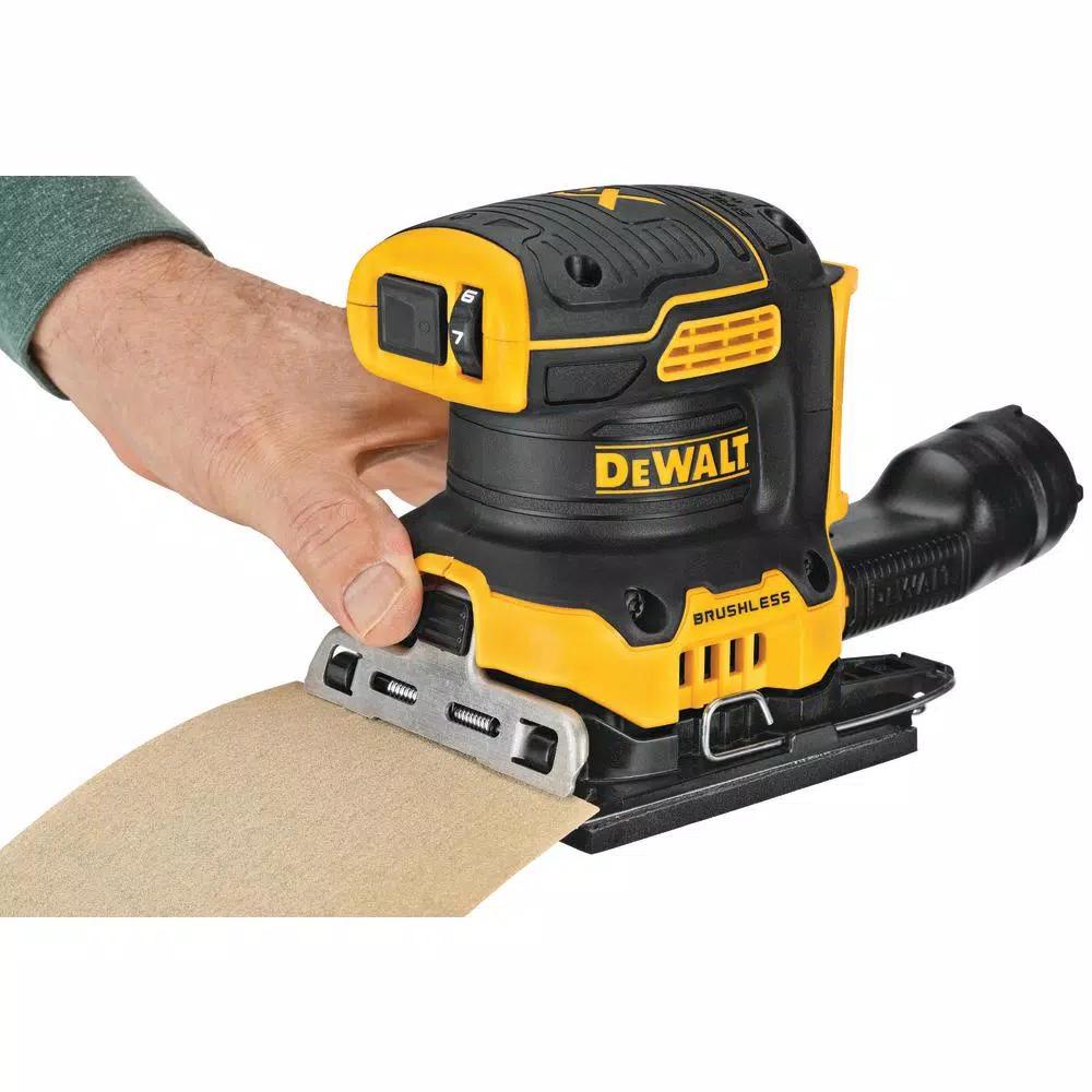 DEWALT 20V MAX XR Brushless 5 in. Cordless Random Orbital Sander Kit with 3.0Ah Battery and Charger
