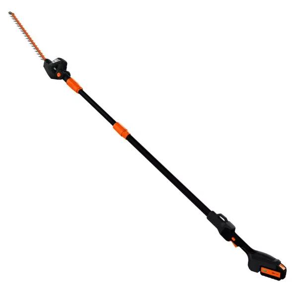 Scotts 20V Cordless 22 in. Pole Hedge Trimmer with 2.0Ah Battery and Fast Charger