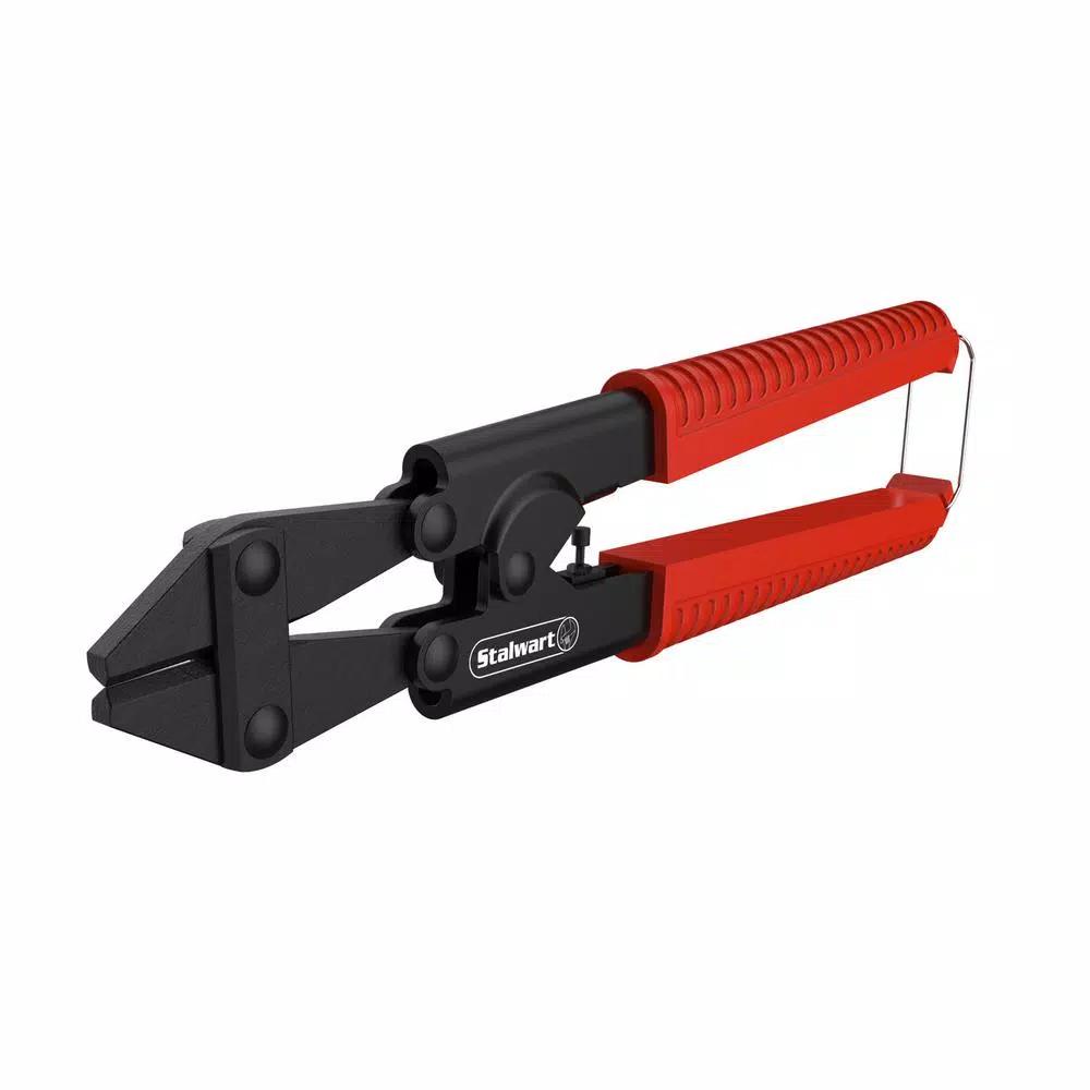 Stalwart 8 in. Mini Wire and Bolt Cutters with Compound Action Hinge