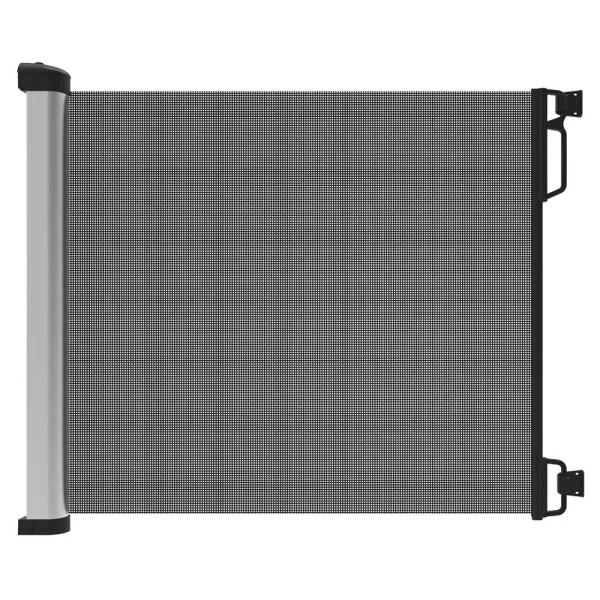 Perma Child Safety 41 in. H Extra Tall and Wide Ultimate Outdoor Retractable Gate, Black