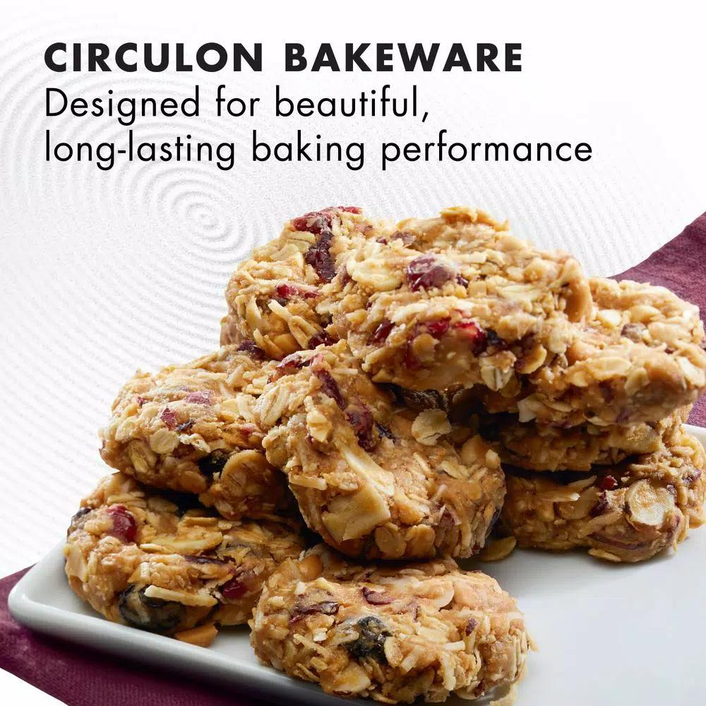 Circulon Nonstick Bakeware Cookie Pan, 10-Inch x 15-Inch, Merlot