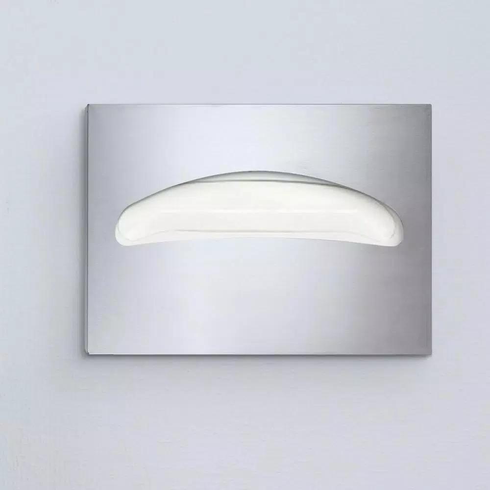 Alpine Industries Stainless Steel Brushed Half-Fold Toilet Seat Cover Dispenser