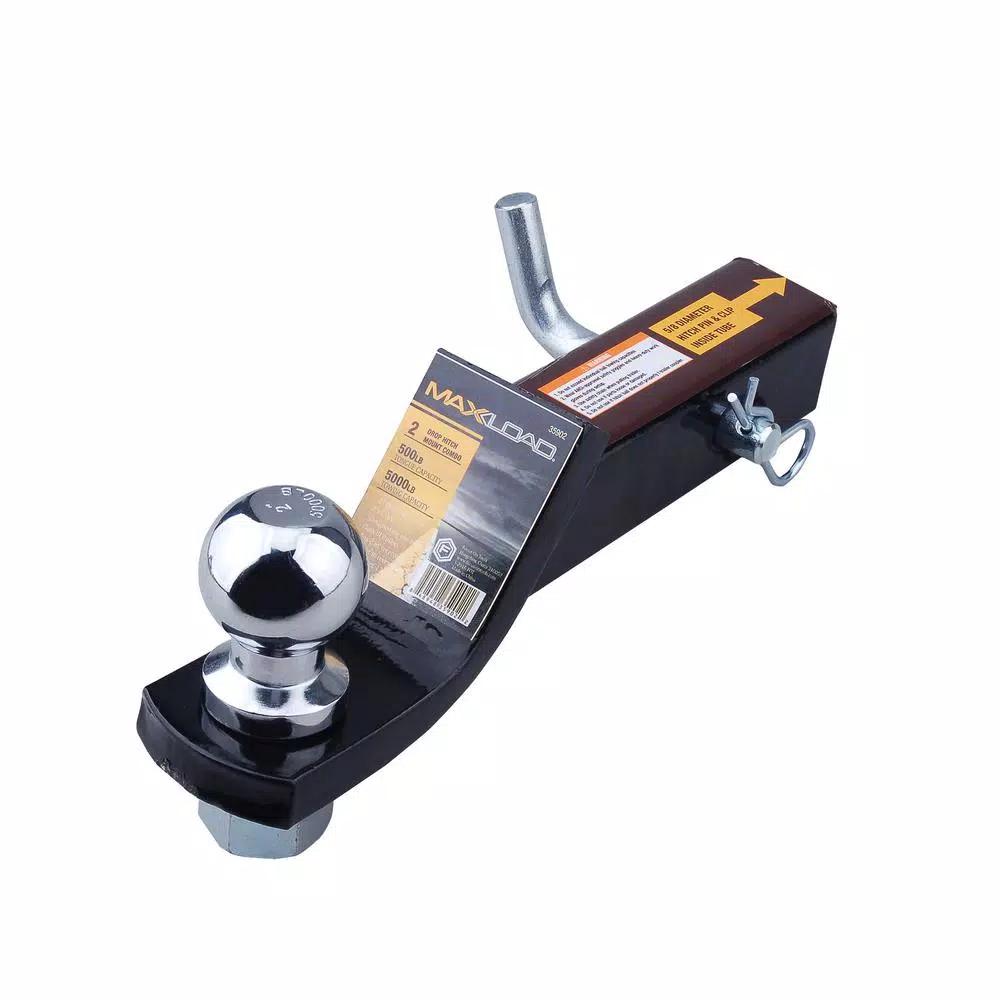 Max Load Maxload 2 in. Drop Hitch Mount Combo Kit with 5/8 in. Hitch Pin
