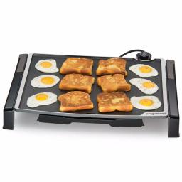 Presto Tilt and Fold 254 sq. in. Black Electric Griddle with Temperature Sensor and Nonstick Surface thumbnail 2