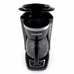 Black+Decker 12-Cup Programmable Drip Coffee Maker with Sneak-A-Cup Technology, Black thumbnail 2