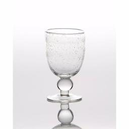 Abigails St. Remy 8 oz. Bubble Wine Glass Set of 4, Mouth-Blown Handmade Glass thumbnail 3